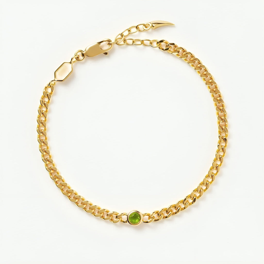 August Birthstone Bracelet
