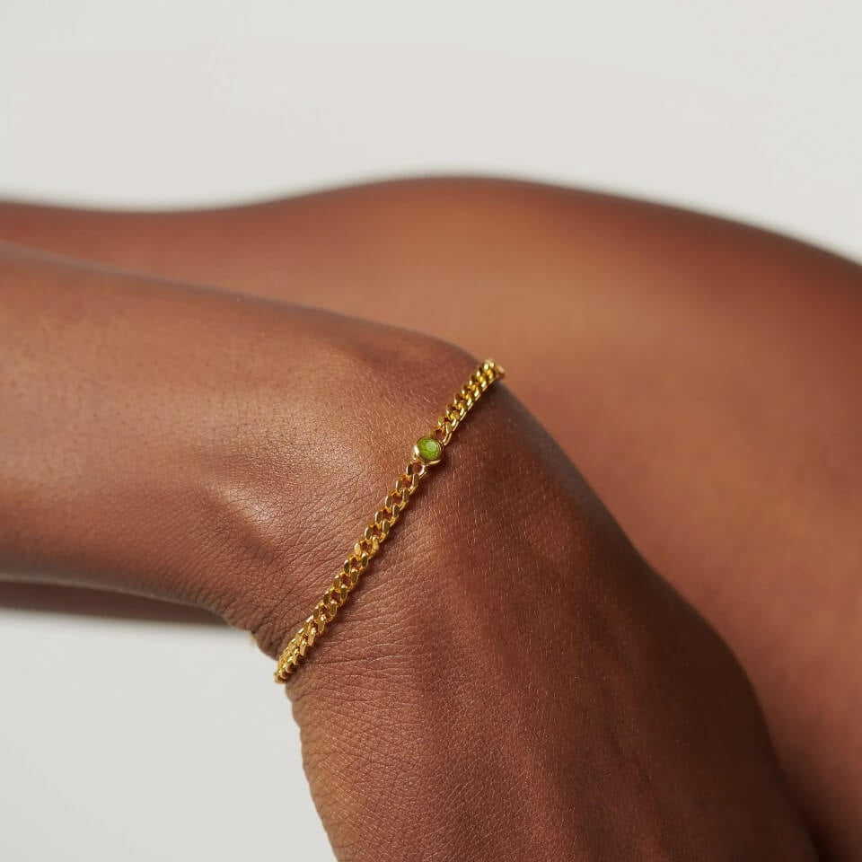 August Birthstone Bracelet