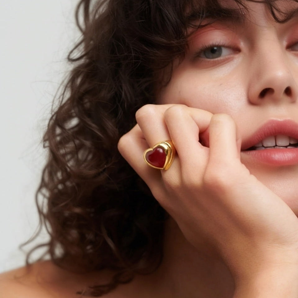 Sweetheart Gemstone Ring